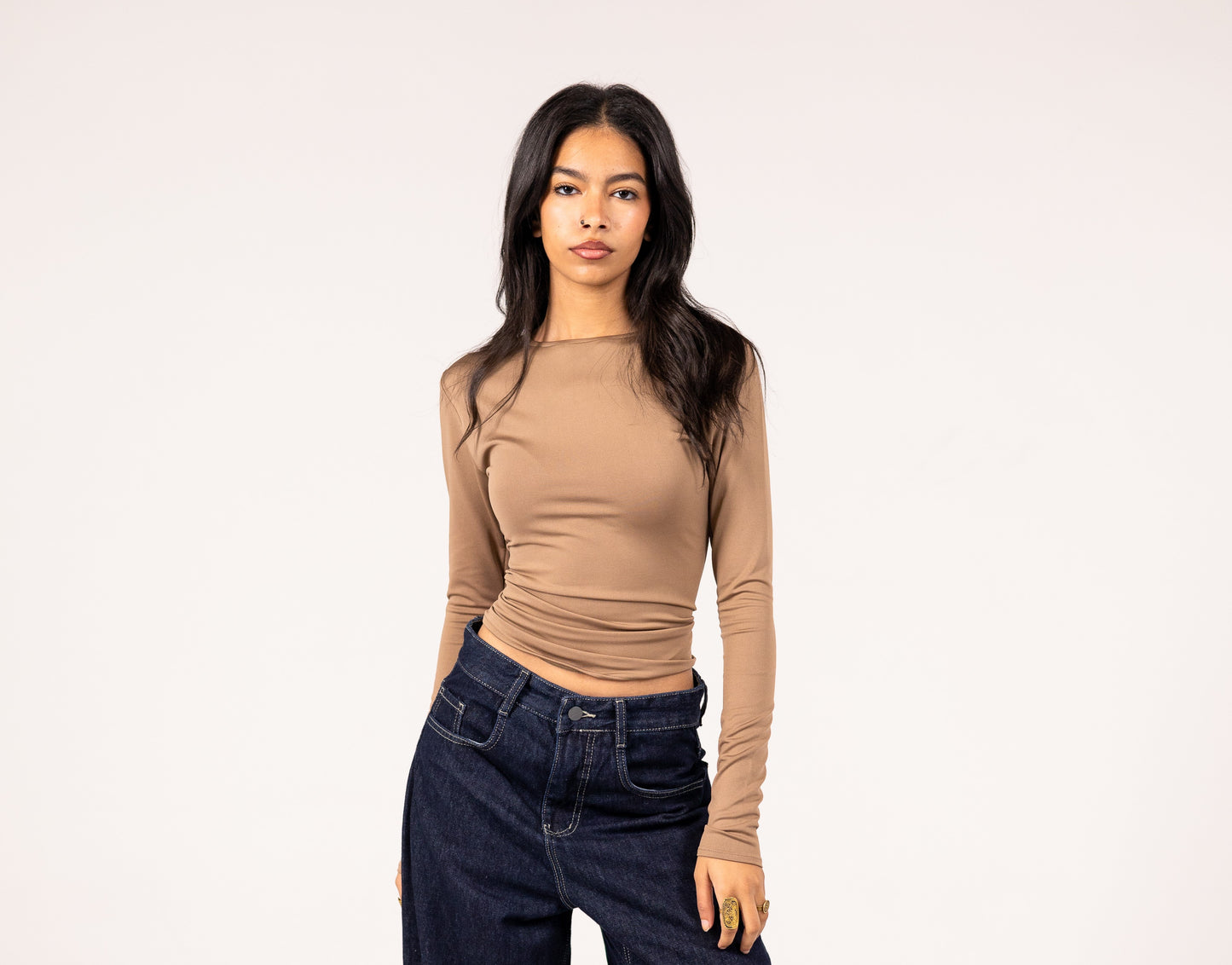 Round Neck Long Sleeve Basic