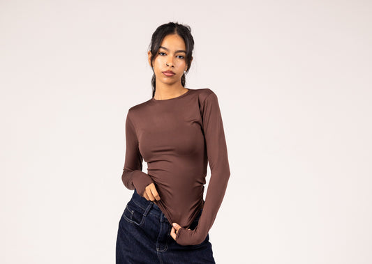 Round Neck Long Sleeve Basic