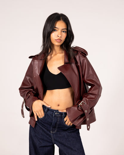 Femme Leather Jacket